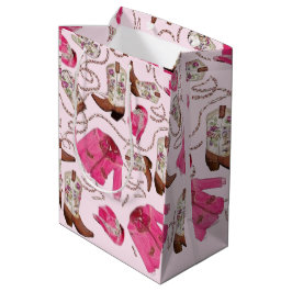 cowgirl patroon stijl medium cadeauzakje