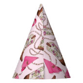 cowgirl pattern style feesthoedjes (Achterkant)