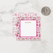 cowgirl pattern style notitiekaartje (Voorkant / Achterkant in situ)