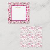 cowgirl pattern style notitiekaartje (Voorkant / Achterkant)