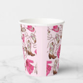 cowgirl pattern style papieren bekers (Rechts)