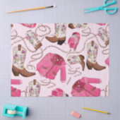 cowgirl pattern style tissuepapier (Craft)
