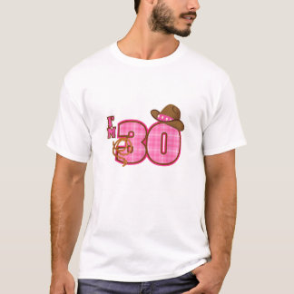 Cowgirl Pet 30ste verjaardag T-shirt