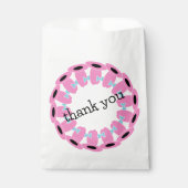 Cowgirl Pet Verjaardagsfeestje Bedankzakje (Voorkant)