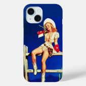 Cowgirl pin-up Case-Mate iPhone case (Achterkant)