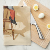 Cowgirl Pin-up Girl Theedoek (Quarter Fold)