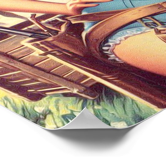  Cowgirl Pin Up Poster (Hoek)