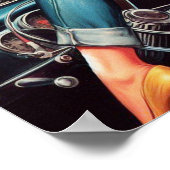 Cowgirl Pin Up Poster (Hoek)