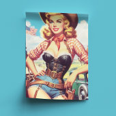  Cowgirl Pin Up Tissuepapier