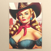 Cowgirl Pin-up Tissuepapier