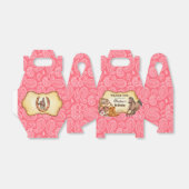 Cowgirl pink paisley western cadeau bedankdoosjes (Uitgevouwen)