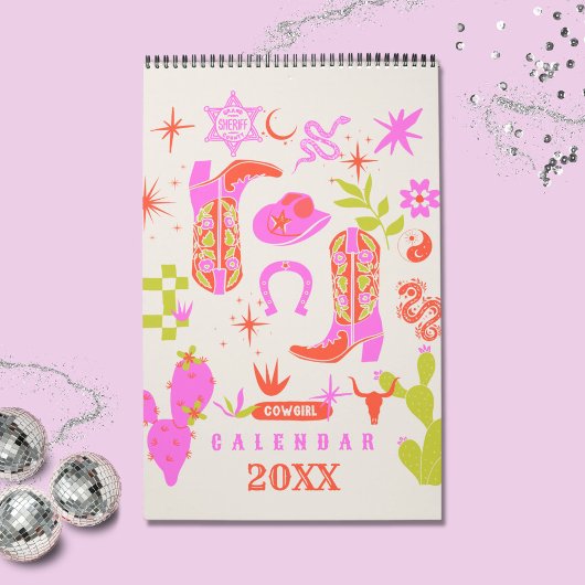 Cowgirl Planner Kalender