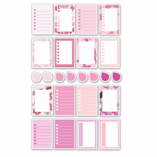 COWGIRL PLANNER STICKERS (Voorkant)