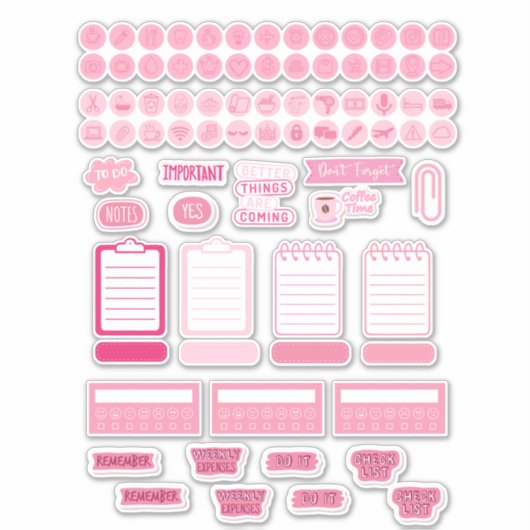 COWGIRL PLANNER STICKERS (Voorkant)