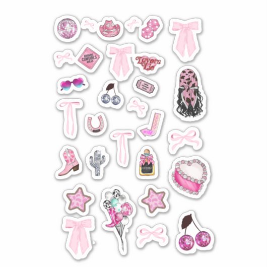 COWGIRL PLANNER STICKERS (Voorkant)