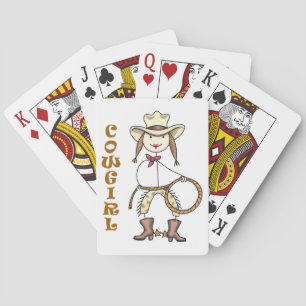 Cowgirl Pokerkaarten