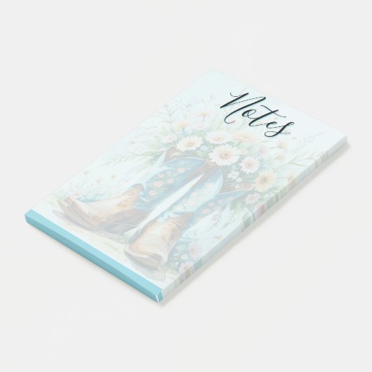 Cowgirl Post-It Notes 4 "x 6" | Briefpapier (Schuin)