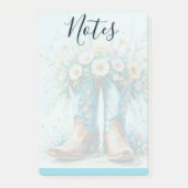 Cowgirl Post-It Notes 4 "x 6" | Briefpapier (Voorkant)