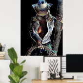 Cowgirl Poster (Thuiskantoor)