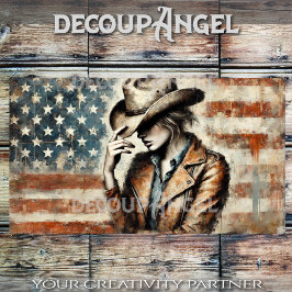  Cowgirl Pride Decoupangel Tissuepapier