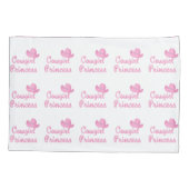 Cowgirl Princess met roze Pet Hoesje Kussensloop (Achterkant)