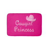 Cowgirl Princess Pink Pet Bath Mat (Voorkant)