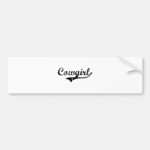 Cowgirl Professional-baan Bumpersticker