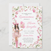 Cowgirl Quinceañera uitnodiging (Voorkant)