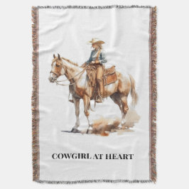 Cowgirl Ranch Slaapkamer Cozy Decoratie Deken