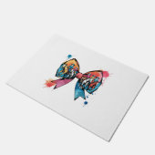 Cowgirl Riding Horse Coquette Bow Deurmat (Schuin)