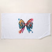 Cowgirl Riding Horse Coquette Bow Strandlaken (Voorkant)