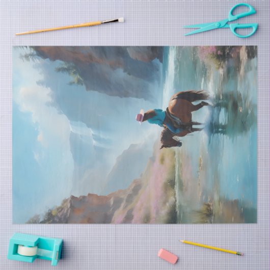 Cowgirl River Tissuepapier (Craft)