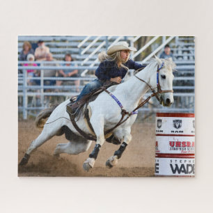 Cowgirl Rodeo Paard Vat Western Sport Legpuzzel