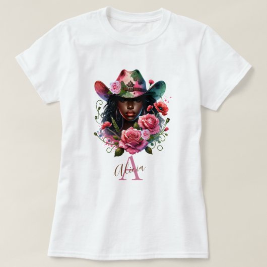 Cowgirl Rodeo T-shirt (Design voorkant)