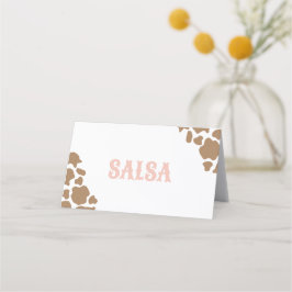 Cowgirl Rodeo Verjaardag Eten Labels Plaatskaartje