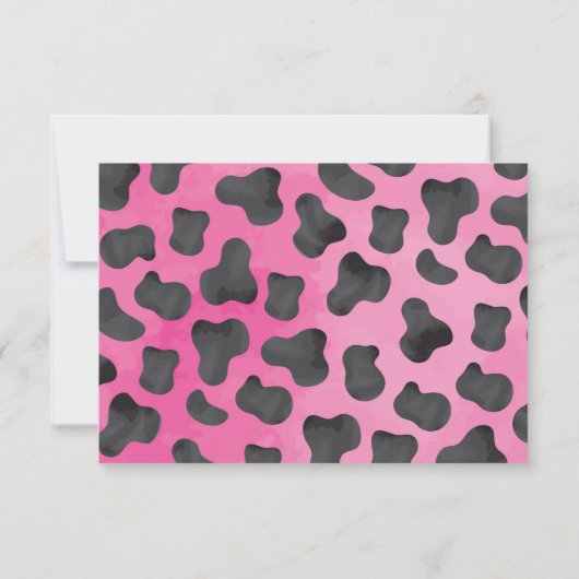 Cowgirl Rodeo Western 1e Verjaardag Dank u Kaarten (Achterkant)