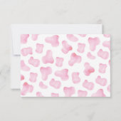 Cowgirl Rodeo Western 1e Verjaardag Dank u Kaarten (Achterkant)