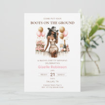 Cowgirl Rodeo Westerne feestdouche