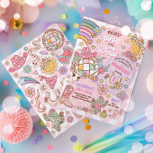 Cowgirl Rodeo Wildest Een in het Westen 1e verjaar Kaart