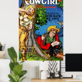 Cowgirl Romance De Betrayal  Comics Poster (Thuiskantoor)