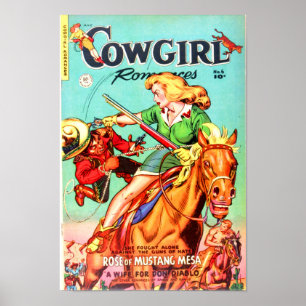 Cowgirl Romancen — Roos van Mustang Mesa Poster