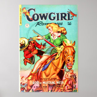 Cowgirl Romancen — Roos van Mustang Mesa Poster