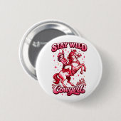 Cowgirl Ronde Button 5,7 Cm (Voorkant /achterkant)
