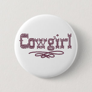 Cowgirl Ronde Button 5,7 Cm