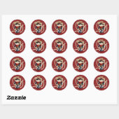Cowgirl Ronde Sticker (Vel)