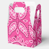 Cowgirl roze bandana model promotievak bedankdoosjes (Geopend)