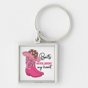 Cowgirl Roze Cowboylaarzen Western Paardenvriend G Sleutelhanger