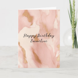 Cowgirl Roze Cream Bruin Goud Koeienhuid Kaart