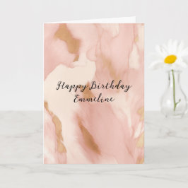 Cowgirl Roze Cream Bruin Goud Koeienhuid Kaart
