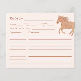 Cowgirl Roze Vrijgezellenfeest Recept Kaart